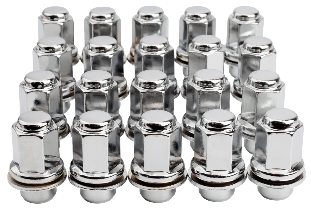 2007-2021 Toyota Tundra OEM Factory Lug Nuts Set 14x1.5 For All OEM Tundra Wheels 5x150 Black or Chrome Lugs for Toyota 611-277