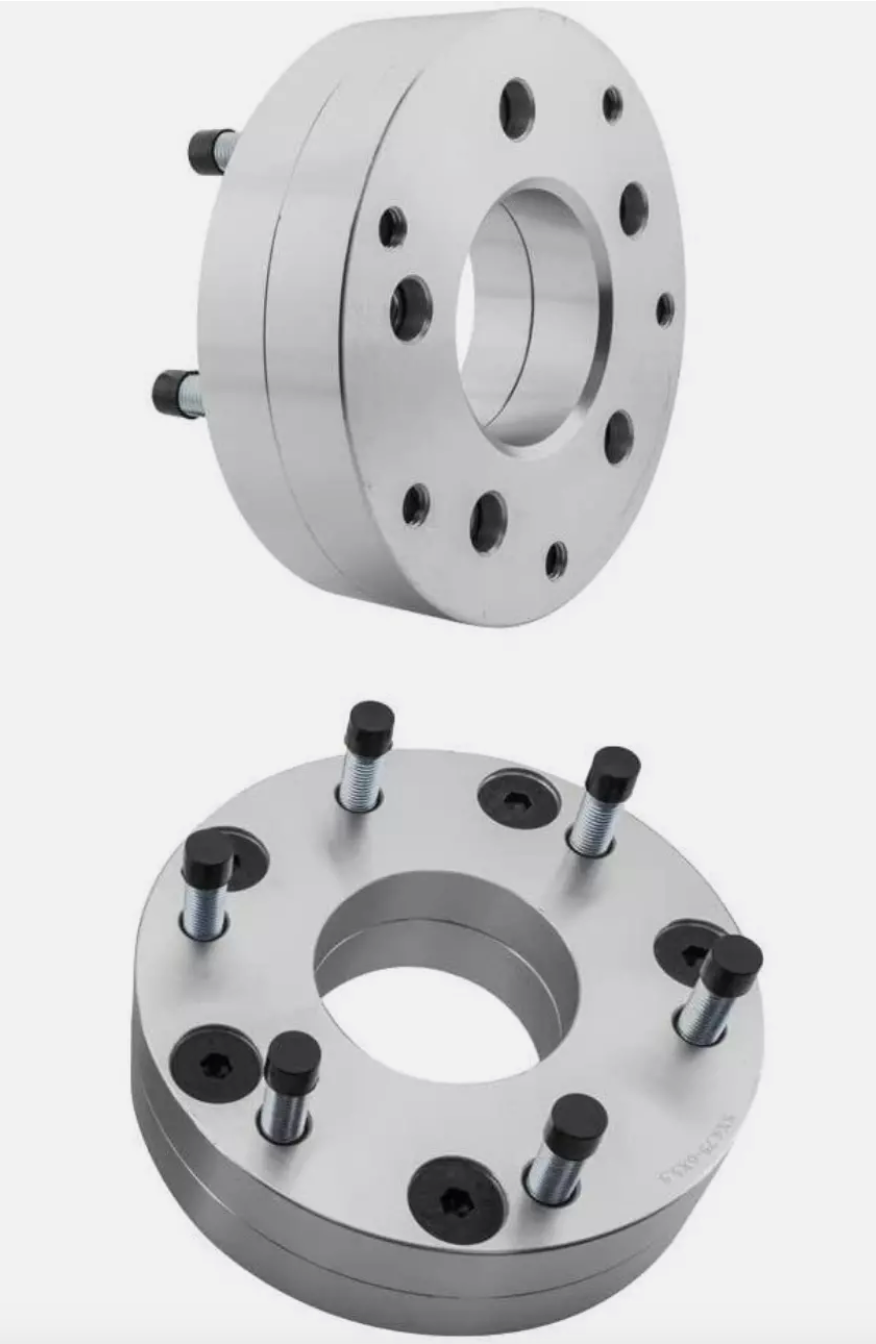 4 WHEEL ADAPTERS 5x4.5 TO 6x5.5 | USE 6 LUG WHEELS ON 5 LUG CAR | 2" INCH THICK | 12x1.5
