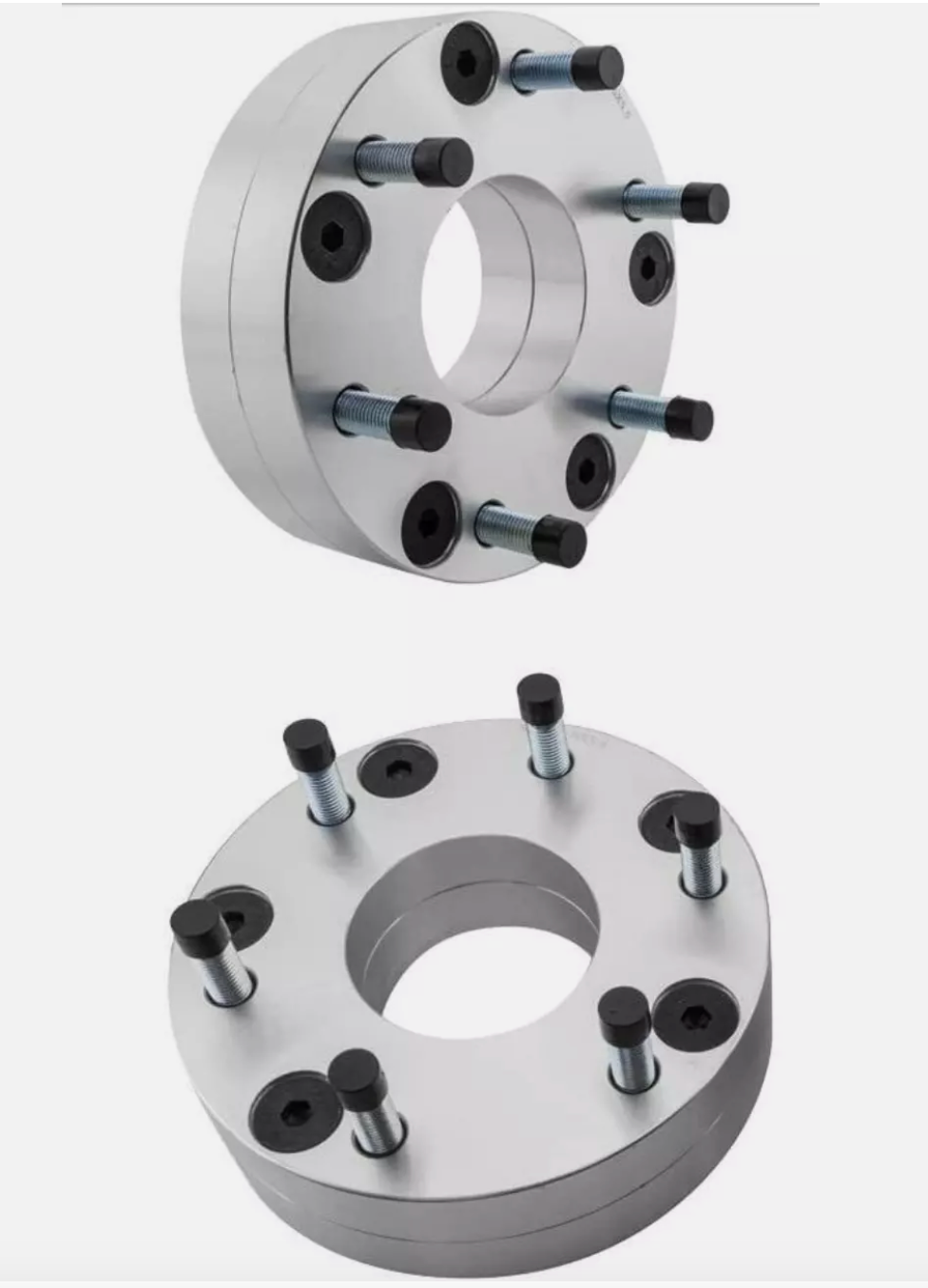4 WHEEL ADAPTERS 5x4.5 TO 6x5.5 | USE 6 LUG WHEELS ON 5 LUG CAR | 2" INCH THICK | 12x1.5