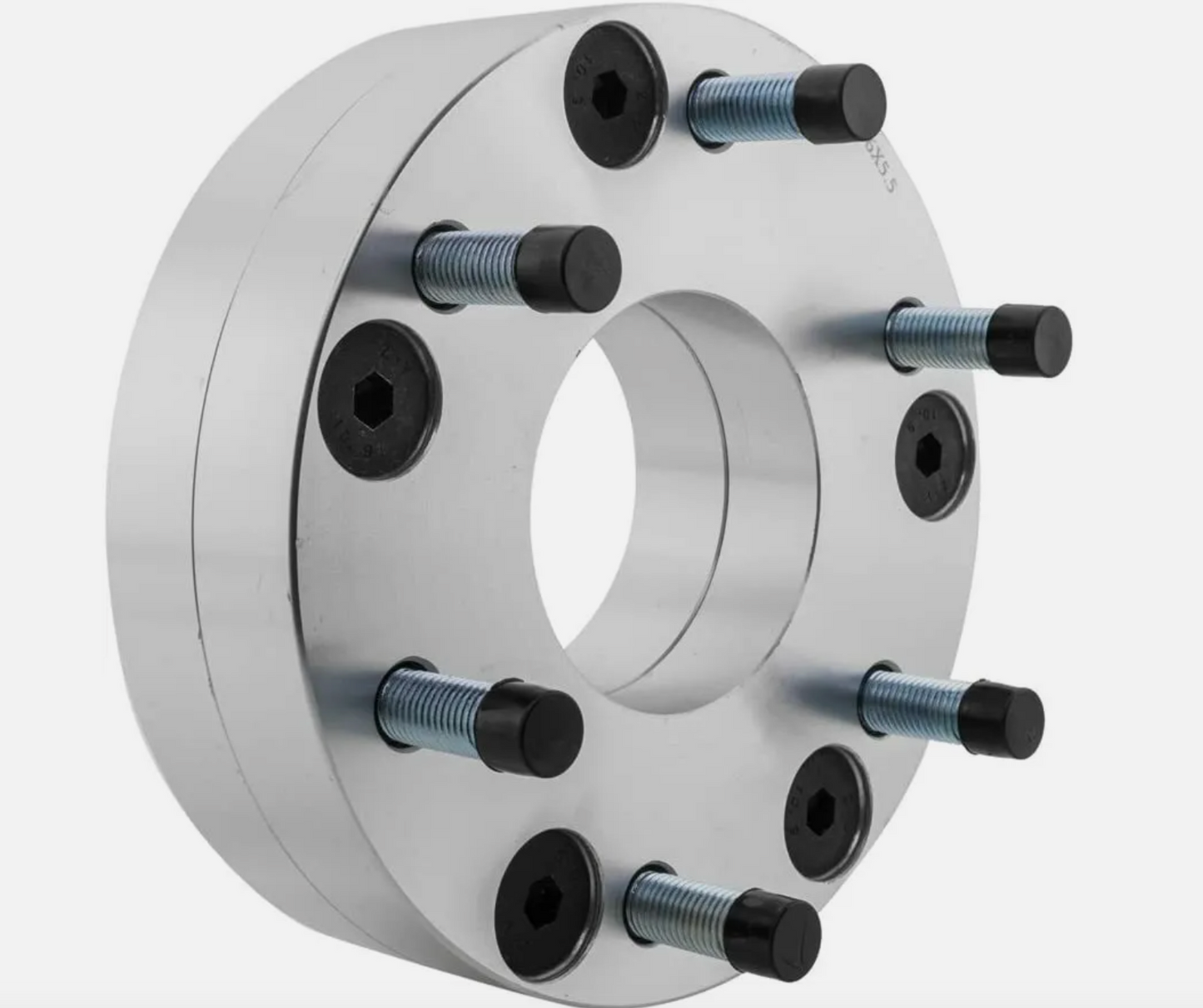 4 WHEEL ADAPTERS 5x4.5 TO 6x5.5 | USE 6 LUG WHEELS ON 5 LUG CAR | 2" INCH THICK | 12x1.5