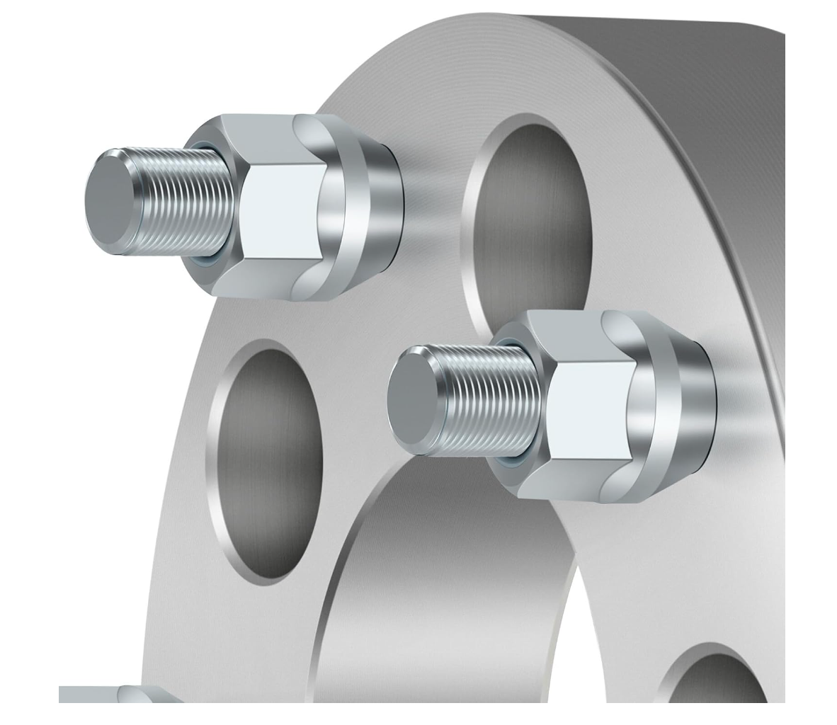 2 Wheel Adapters 5x5 to 5x5.5 AKA 5x127 to 5x139.7 1.25 Inch Thick 1/2x20