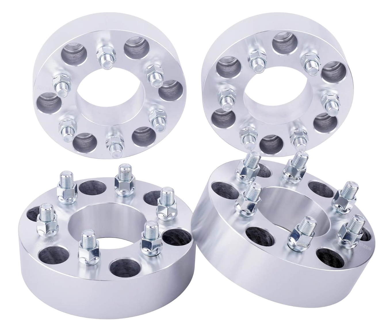 Adaptadores de rueda 6x5 o 6x127 a 6x5,5 o 6x139,7 para Chevy Trailblazer Envoy centrado en buje de 1,25 pulgadas