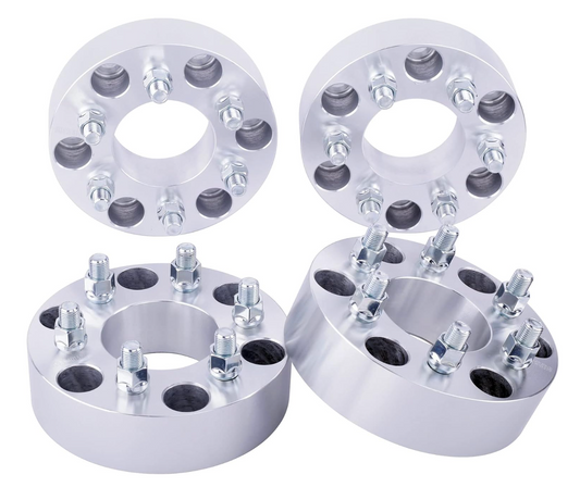 6x5 to 6x5.5 Wheel Adapters AKA 6x127 to 6x139.7 For Chevy Trailblazer Chevy SSR Buick Rainier GMC Envoy 12x1.5