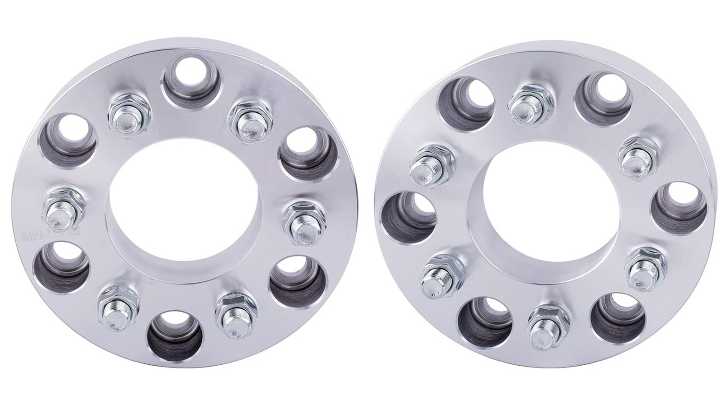 Adaptadores de rueda 6x5 o 6x127 a 6x5,5 o 6x139,7 para Chevy Trailblazer Envoy centrado en buje de 1,25 pulgadas