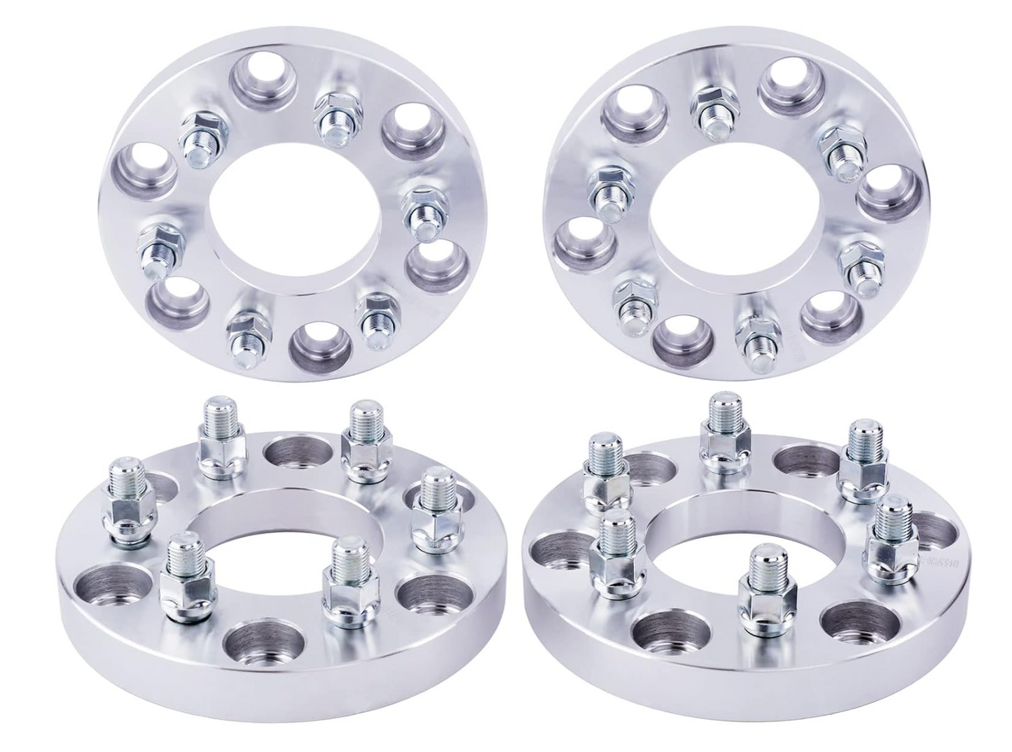 Adaptadores de rueda 6x5 o 6x127 a 6x5,5 o 6x139,7 para Chevy Trailblazer Envoy centrado en buje de 1,25 pulgadas