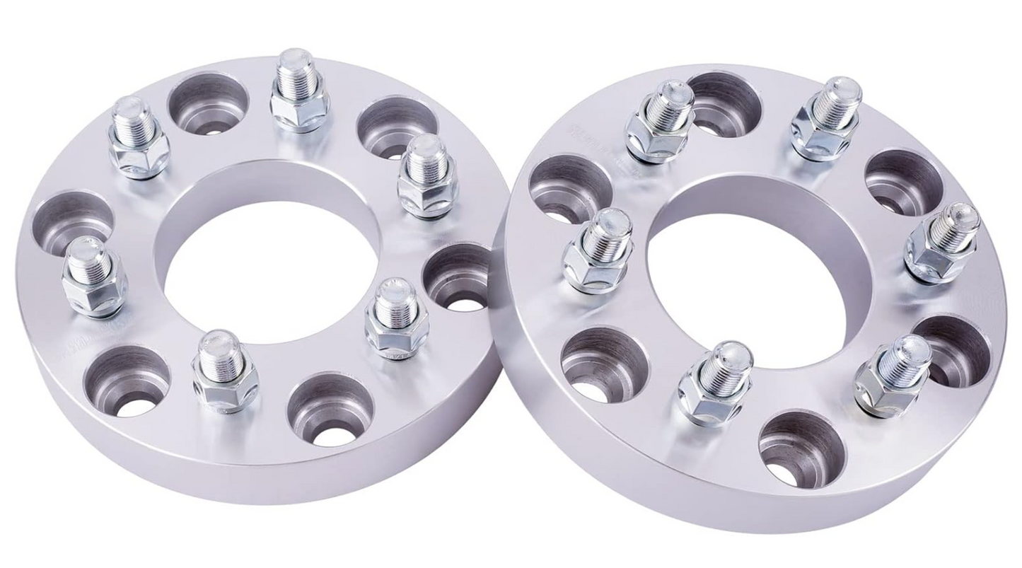Adaptadores de rueda 6x5 o 6x127 a 6x5,5 o 6x139,7 para Chevy Trailblazer Envoy centrado en buje de 1,25 pulgadas