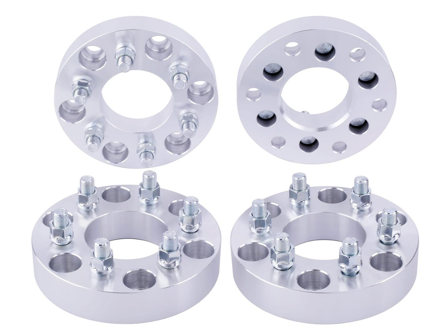 Adaptadores de rueda 6x5 o 6x127 a 6x5,5 o 6x139,7 para Chevy Trailblazer Envoy centrado en buje de 1,25 pulgadas