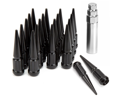 20 TUERCAS EXTENDIDAS CON PICO NEGRO TUERCAS DE PICO OFFROAD 12x1.5