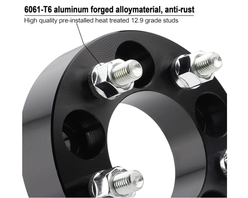6X5.5 TO 6X135 WHEEL ADAPTERS 1.5" Inch Put 6x135 Wheels on 6x139.7 Hubs FORGED 14x1.5
