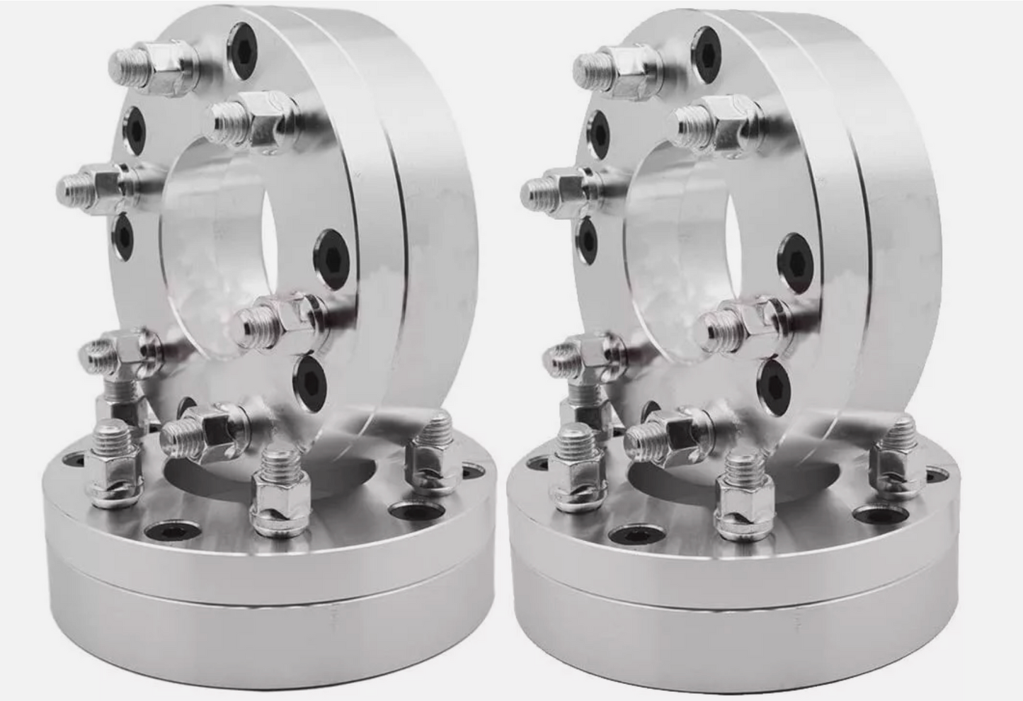 Adaptateur de roue 8x180 à 6x5.5, entretoises centrées sur le moyeu | Les goujons 14x1,5 de 2 pouces d'épaisseur utilisent des roues Chevy GMC sur des camions à 8 pattes 2500 3500 !