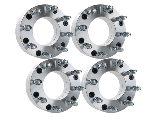5X5.5 TO 8X6.5 Wheel Adapters Put 8x165.1 Wheels On RAM 1500 or Jeep CJ 2" Inch 14x1.5, 1/2x20, or 9/16 options