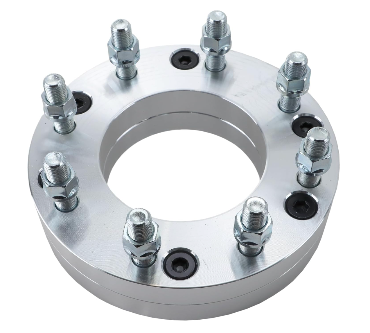 2 ADAPTADORES ESPACIADORES DE RUEDAS 5X5 A 8X6.5 | COLOQUE 8 RUEDAS DE LUG EN UN COCHE DE 5 LUG | 2" PULGADAS DE GROSOR 14X1.5
