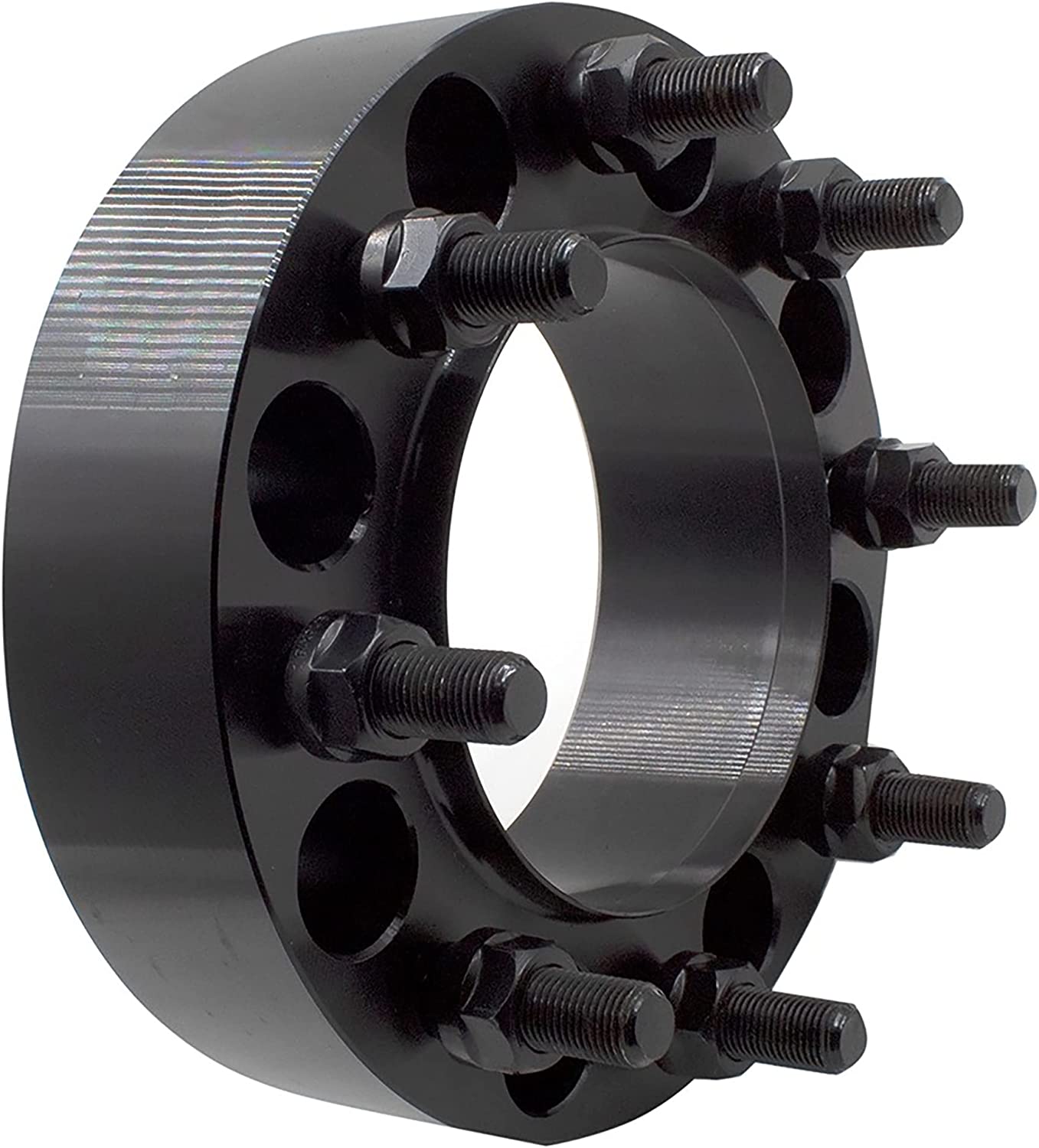 2 espaciadores de adaptador de rueda centrados en cubo de 8x170, rosca de 14x2 | 2" pulgadas de espesor para Ford F-250 F-350 Superduty Excursion