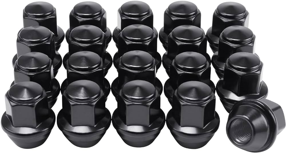 20 écrous de roue chromés Ford de style usine OEM 12x1,5 pour Fusion Focus Fiesta Escape et Lincoln MKC MKZ !