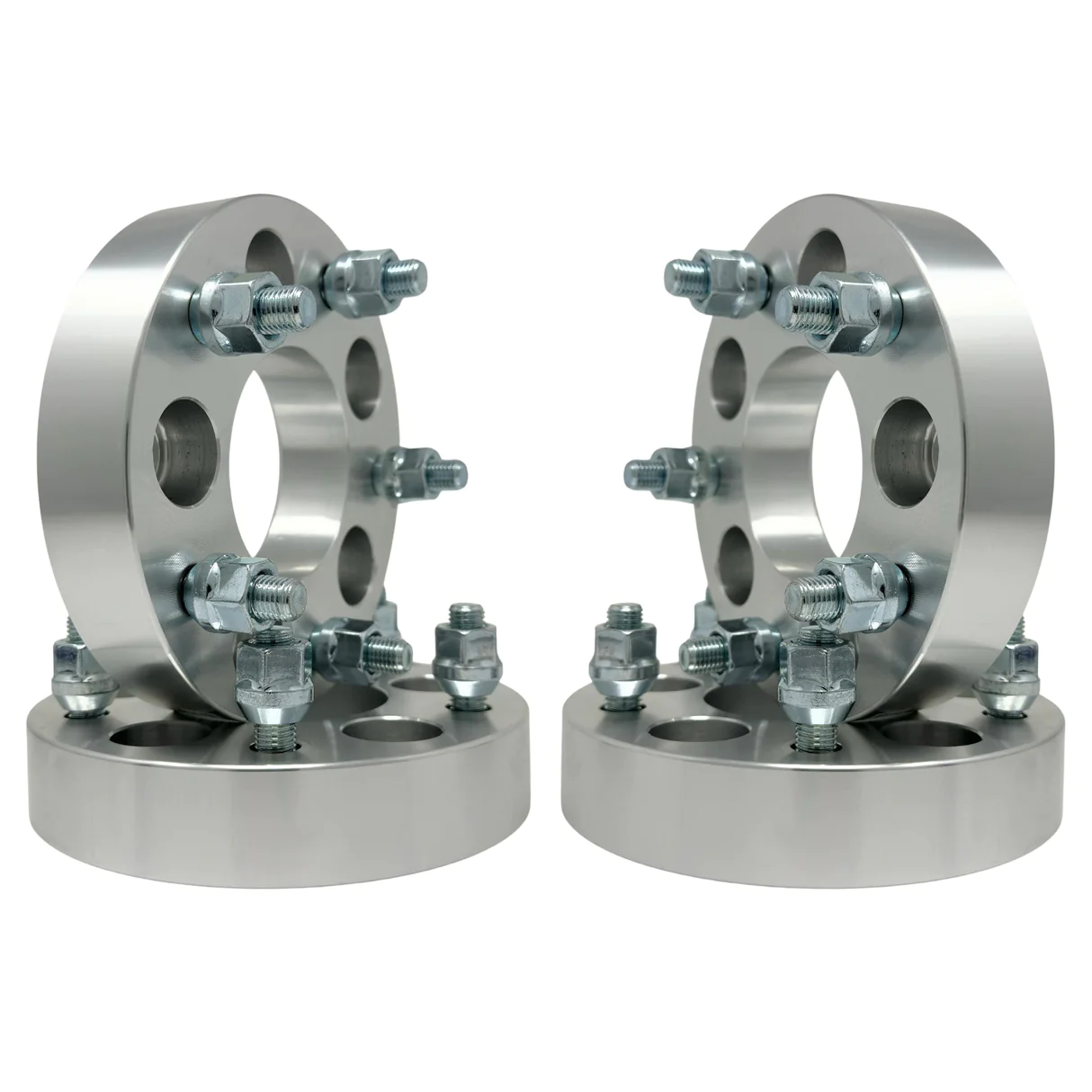 5x4.25 Wheel Spacers FORD 5x108 Bolt Pattern With 12x1.5 Studs 1 Inch Thick or 25mm 2pc