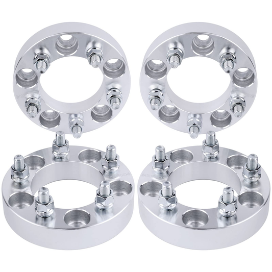 4 adaptadores de rueda 5x115 a 5x4.5 o 5x114.3 1.25 pulgadas de espesor 32 mm 12x1.5 pernos