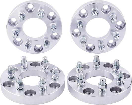 6X5.5 Wheel Spacers 1.25" Inch AKA 6x139.7 Fits Chevy GMC 14X1.5 Studs