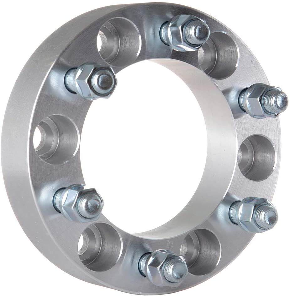 2 espaciadores/adaptadores de rueda Chevy Gmc Cadillac 6X5.5 | 1.25" pulgadas | Perno de 14X1.5