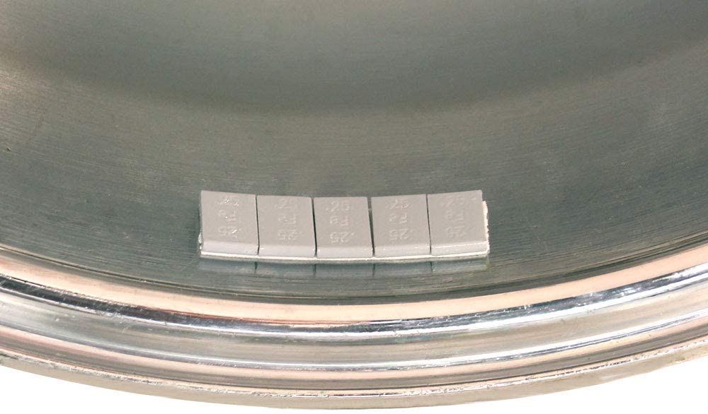 1 Box Of 1/4 Oz (.25 Ounces) Wheel Weights Stick On Adhesive Tape 144 Oz 576 Pcs