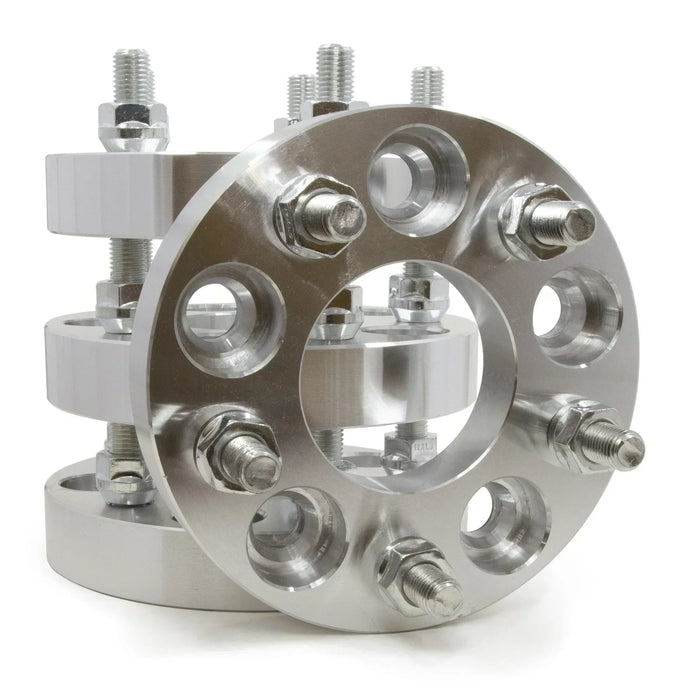 5x100 to 5x110 Wheel Adapters 1" Inch or 25mm Thick 12x1.5 Pack of 4