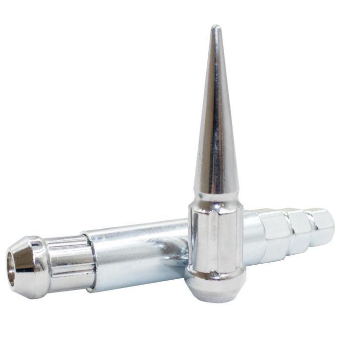 Spline Drive Spike Bulge Tuerca de bellota cromada 7/16-20 3,3" de largo
