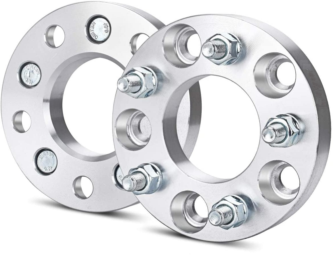 2 Wheel Spacers Adapters, 2.5 Inch, 5X4.75, Chevy Camaro