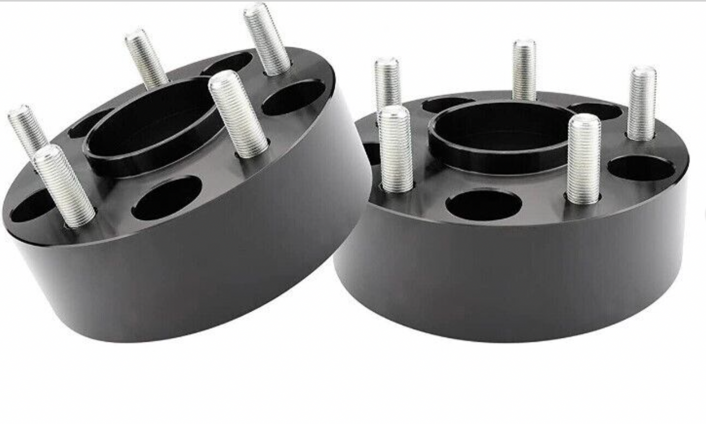 (2) 5x135 Hub Centric Wheel Adapter Spacers 1997-1999 Ford F-150 12x1.75 Hub Centric For OEM Wheels