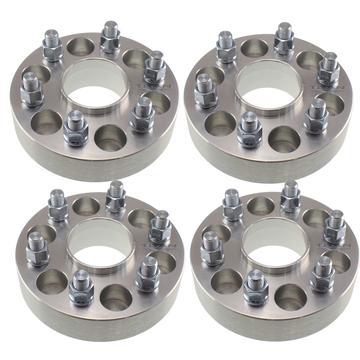 4X CHEVY TRUCK HUB CENTRIC 6X5.5 WHEEL SPACERS 2 INCH THICK 14X1.5 STUDS