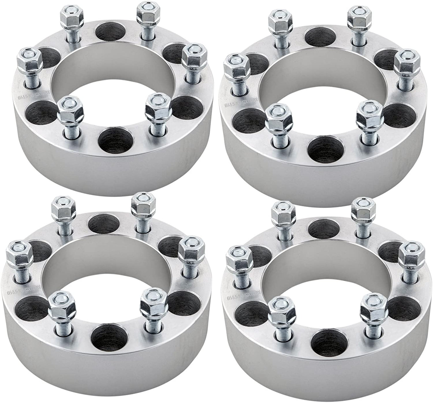 2 Separadores de Ruedas 6X4.5 A 6 X 4.5 | 1,5" pulgadas (38 mm) | 6X114,3 a 6 X 114,3 1/2x20