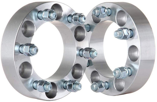 6x5.5 Wheel Spacers 2 Inch Thick 14x1.5 Studs 6x139.7  Fits Most Chevy GMC Cadillac 6 Lug Trucks Silverado 1500 Sierra, Suburban, Tahoe, Escalade