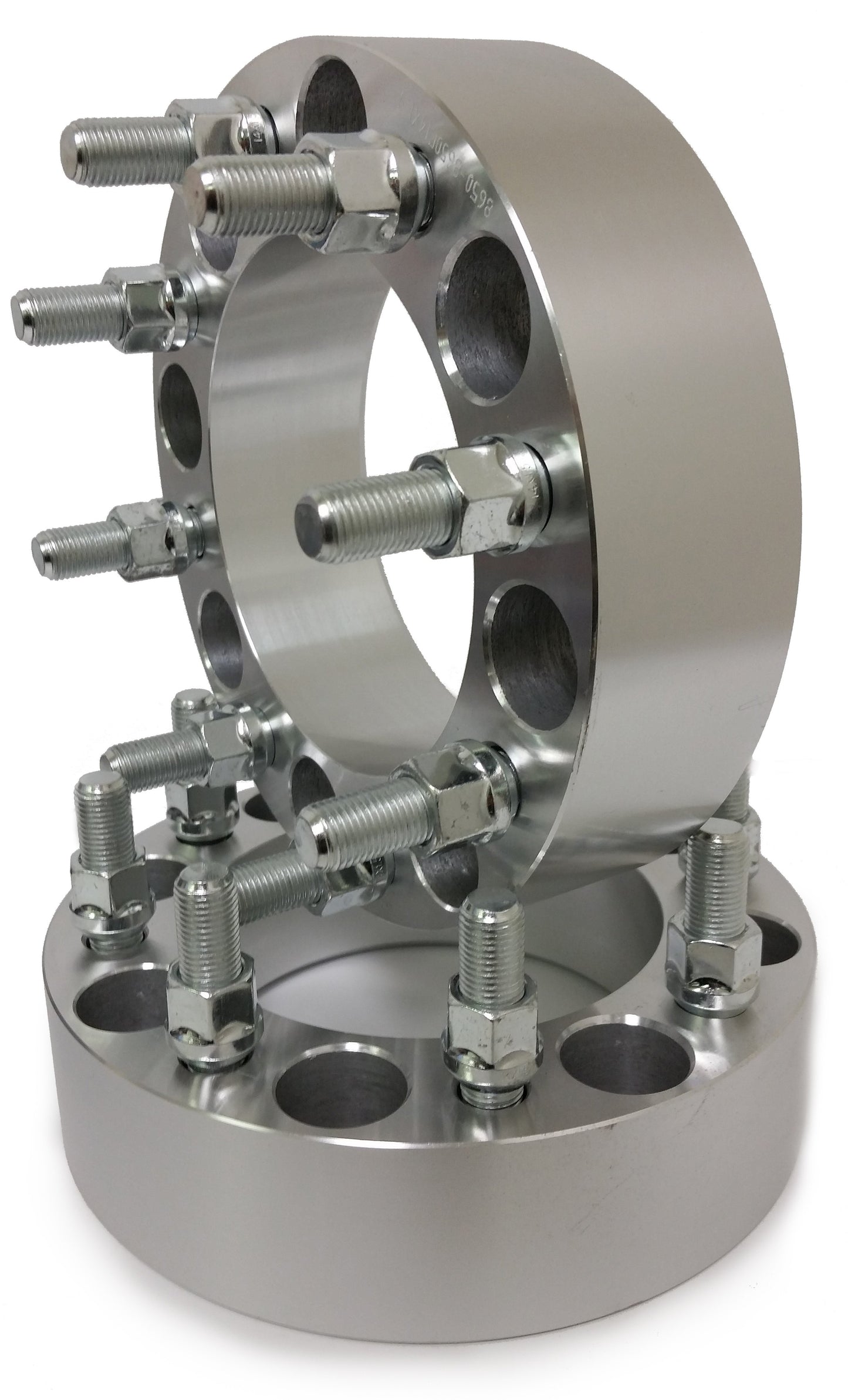 2 Wheel Spacers Adapters 8X6.5 | 2" Inch | 8 Lug (8X165) 14X1.5 Dodge Ram Chevy