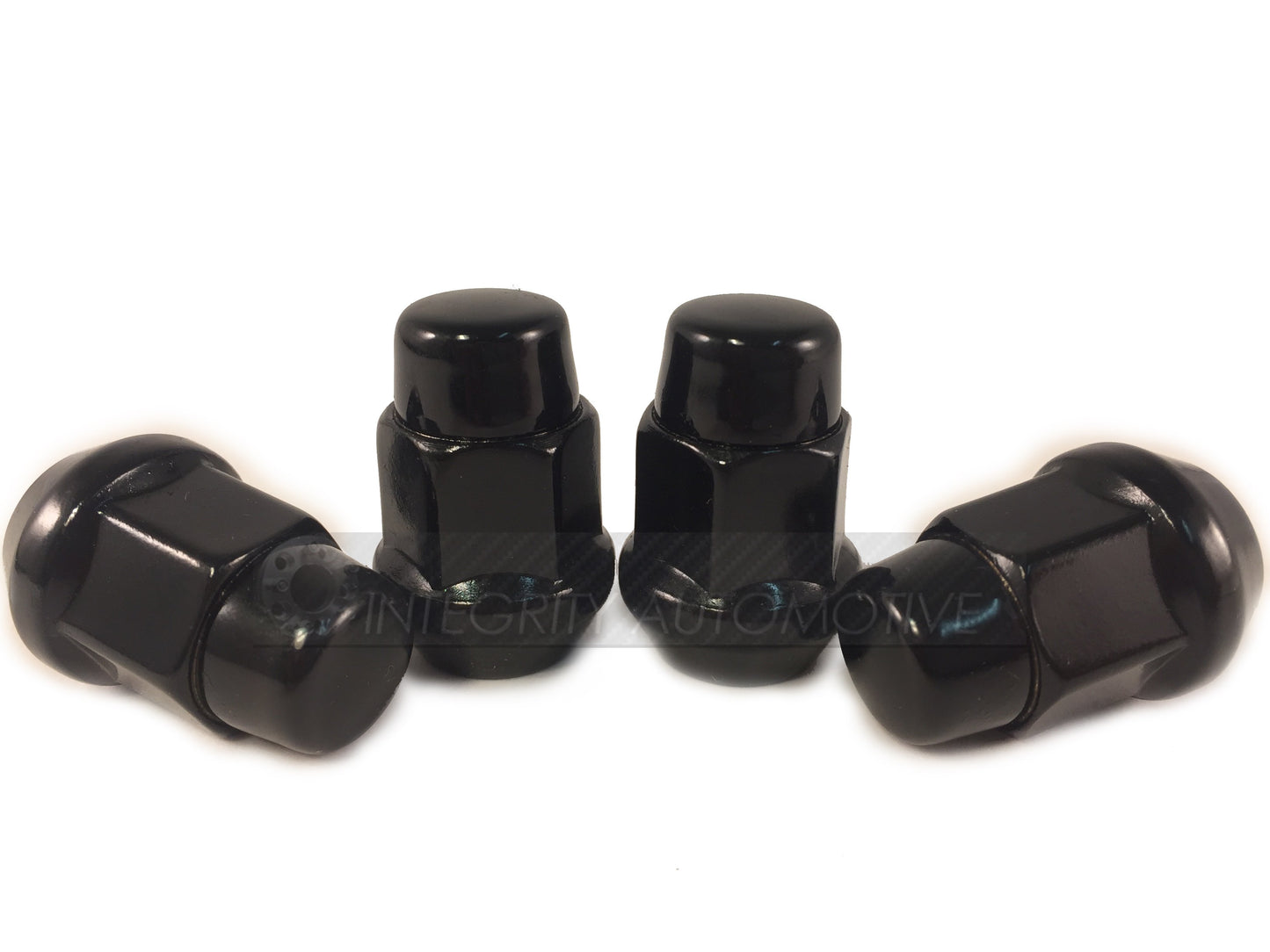 20 ÉCROUS NOIR | 12X1,5 | Gland renflé à extrémité fermée | 5X4,5 | 5X114.3
