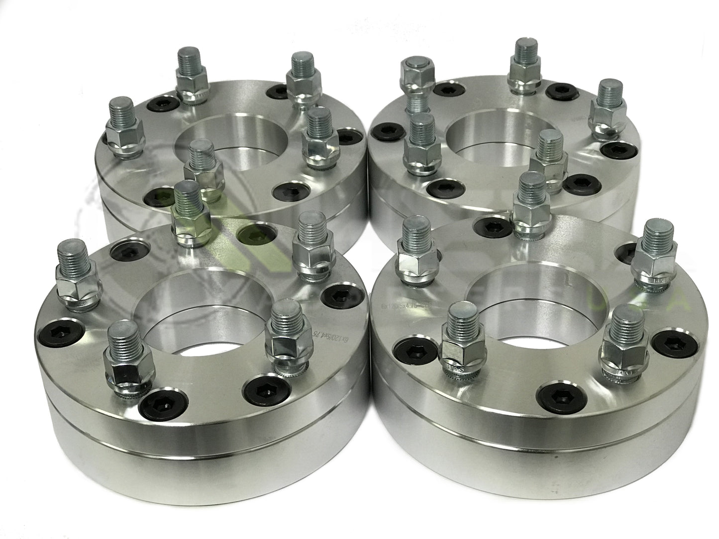 6x120 To 5x4.75 Wheel Spacer Adapters 14x1.5 Studs 2" Inch Thick | Use 5x120.7 Wheels On 6x4.75 Trucks