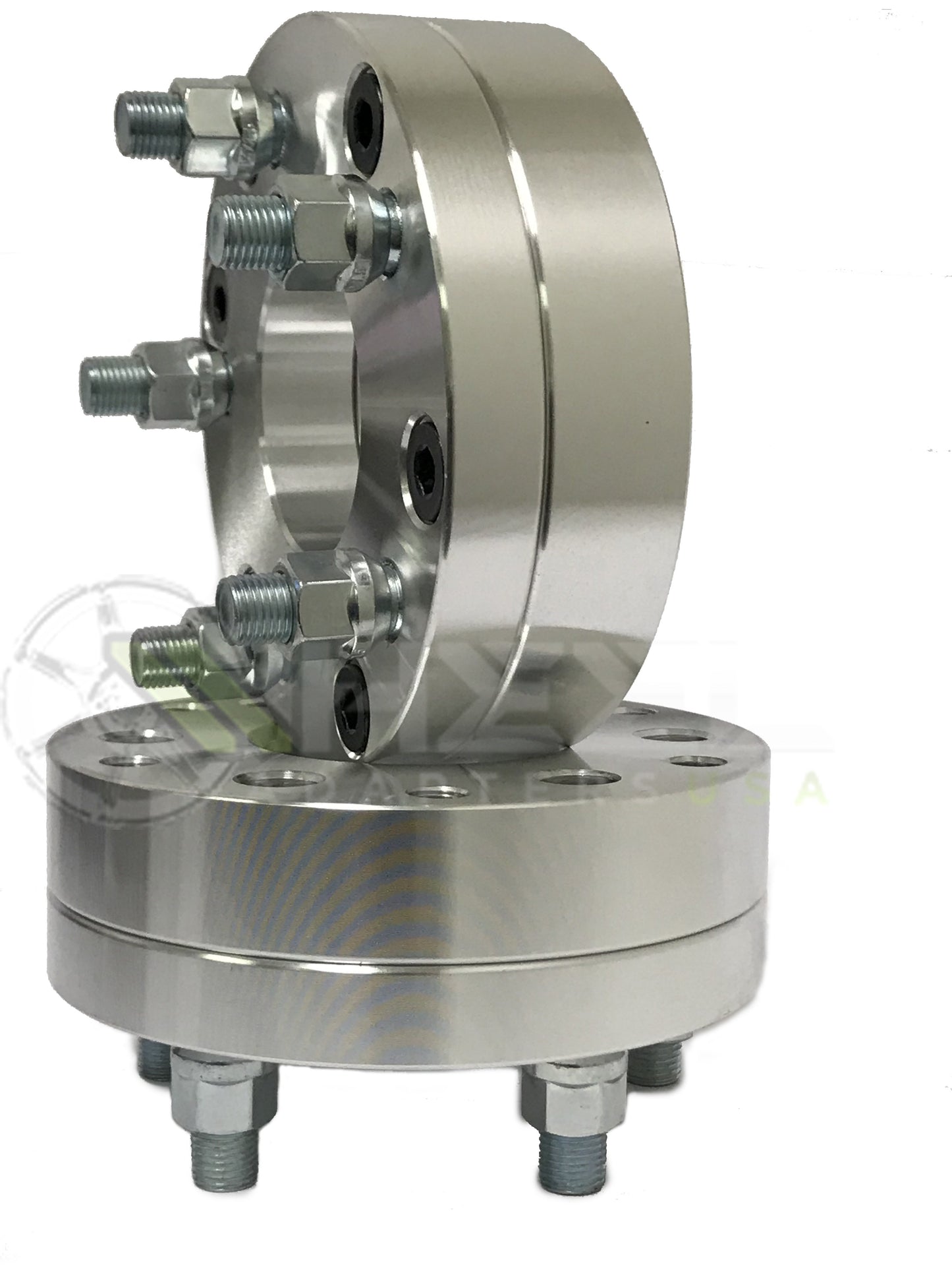 6x120 To 5x4.75 Wheel Spacer Adapters 14x1.5 Studs 2" Inch Thick | Use 5x120.7 Wheels On 6x4.75 Trucks