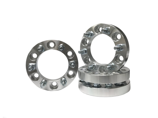 6x5.5 Wheel Spacers 1.25" Inch, 1.5" inch, 2" Inch, 2.5" Inch & 3" Inch Thick 14x1.5 Studs Fits Most Chevy, GMC, Cadillac 6 Lug Trucks 6x139.7