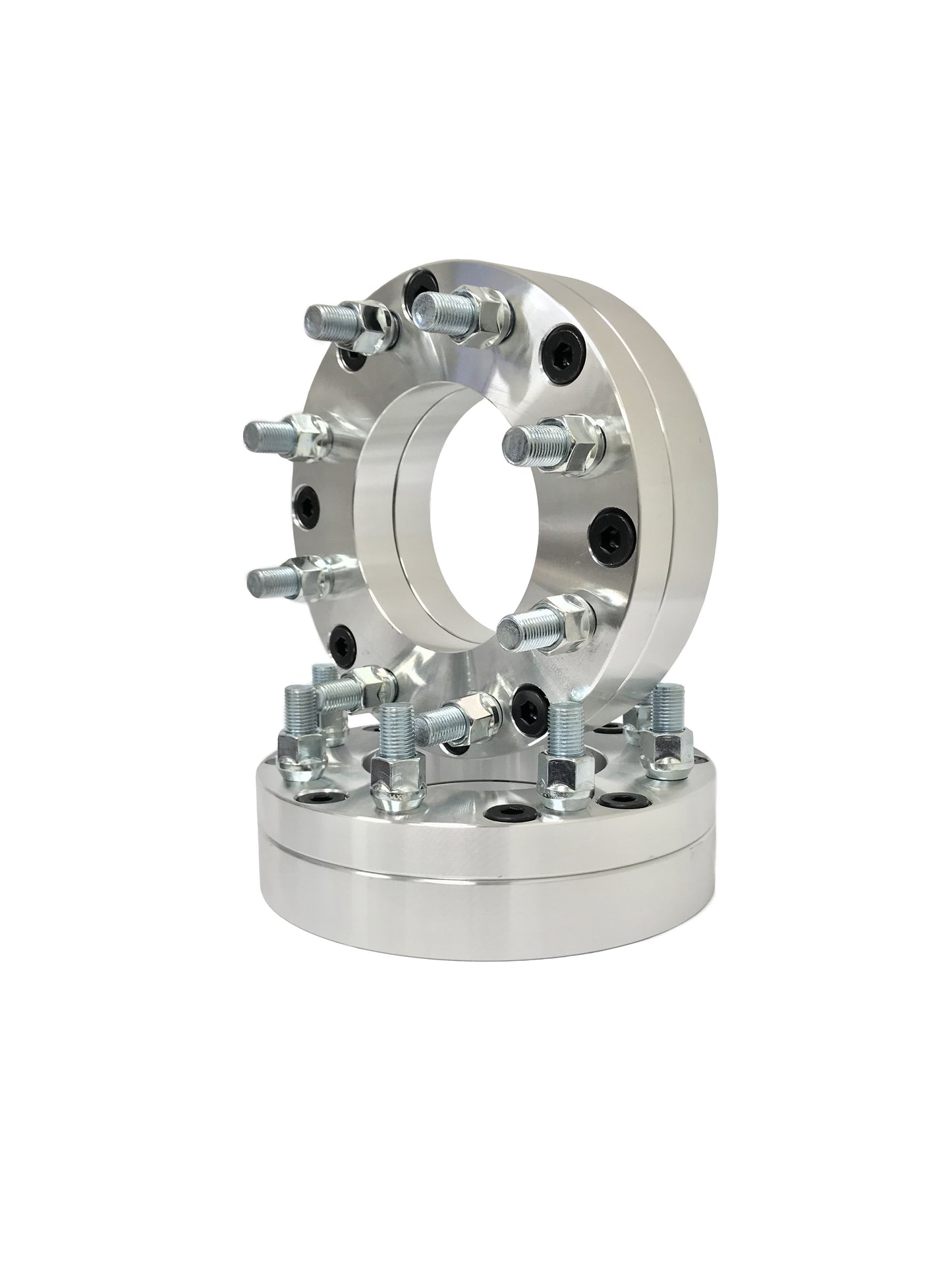 6X5.5 TO 8X6.5 WHEEL ADAPTERS | USE 8 LUG WHEELS ON 6 LUG TRUCK | 2" INCH THICK | 14x1.5 ALSO KNOWN AS 6X139.7 TO 8X165.1 6 TO 8 LUG