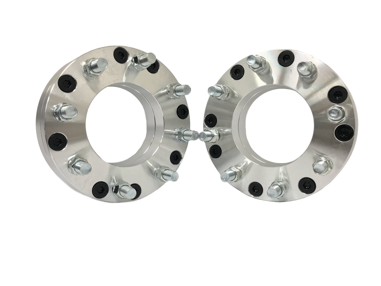6X5.5 TO 8X6.5 WHEEL ADAPTERS | USE 8 LUG WHEELS ON 6 LUG TRUCK | 2" INCH THICK | 14x1.5 ALSO KNOWN AS 6X139.7 TO 8X165.1 6 TO 8 LUG