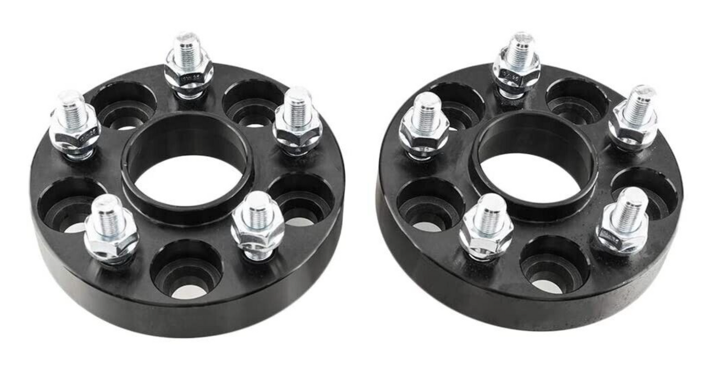 Jeep Wrangler Gladiator 5x5 Hub Centric Wheel Spacers (5x127) Fits all 2018+ JL Wrangler Rubicon, Sahara, Sport, Sport S 14x1.5