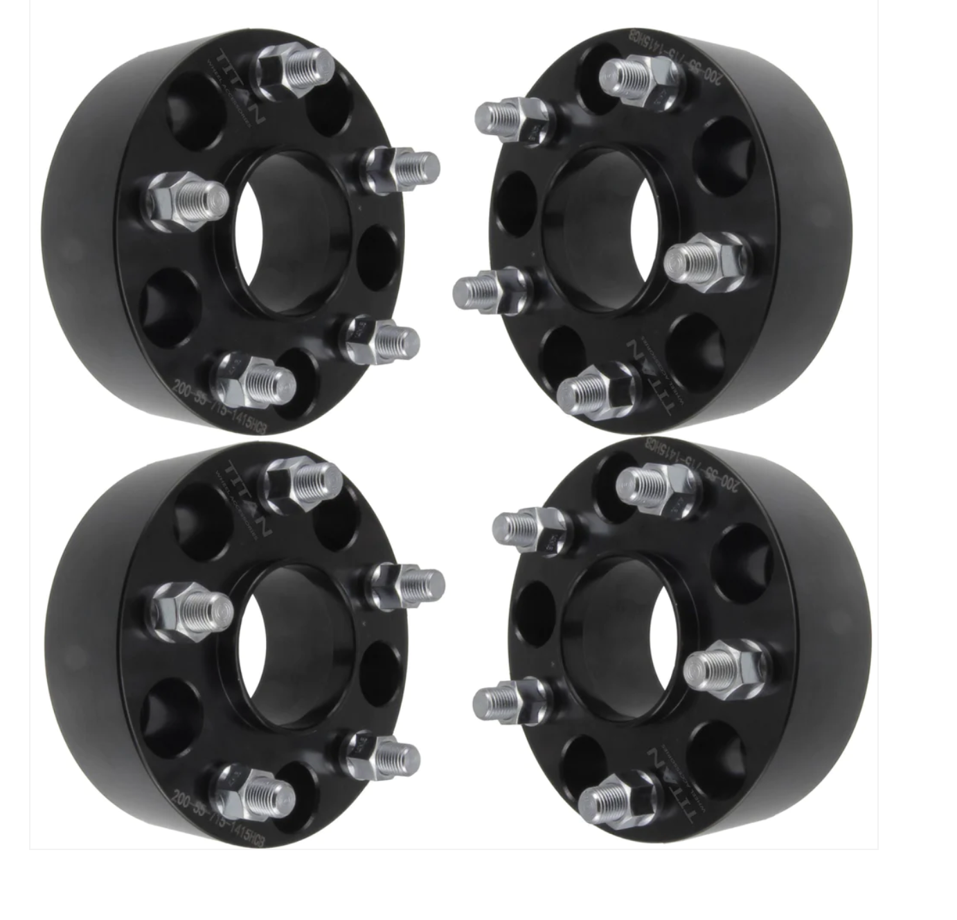 Jeep Wrangler Gladiator 5x5 Hub Centric Wheel Spacers (5x127) Fits all 2018+ JL Wrangler Rubicon, Sahara, Sport, Sport S 14x1.5