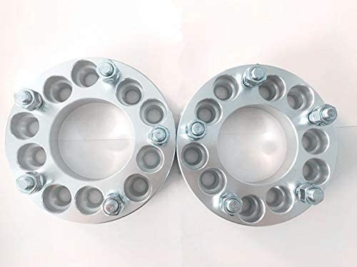 2 adaptadores de rueda de 5 x 5 a 5 x 135 de 1,5 pulgadas de grosor | o pernos de 5 x 127 a 5 x 135 de 1/2 x 20