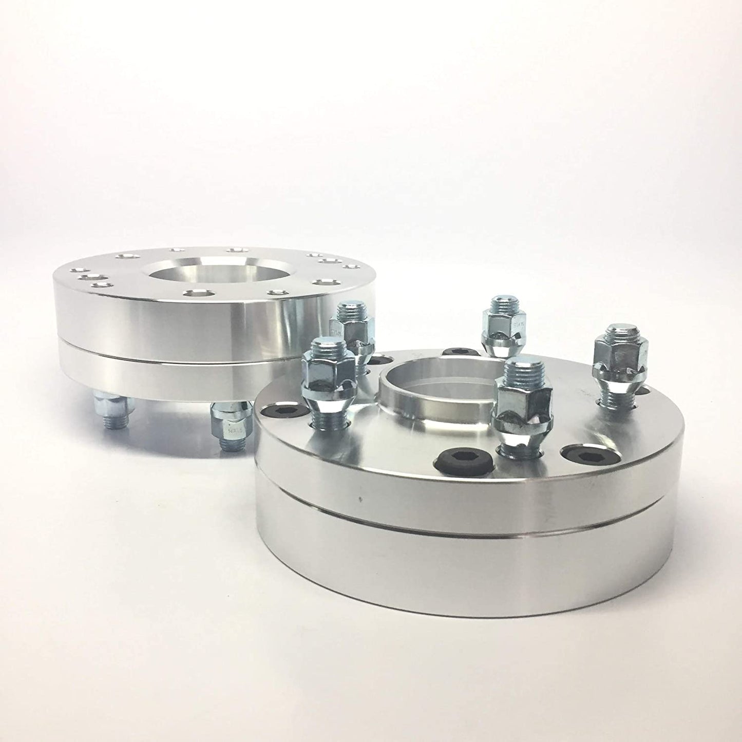 2 ADAPTADORES DE RUEDA 6X5,5 A 5X150 | ADAPTADOR CENTRICO DE BUJE SE ADAPTA A TODOS LOS 6 LUG | 2" DE GROSOR | 12x1.5