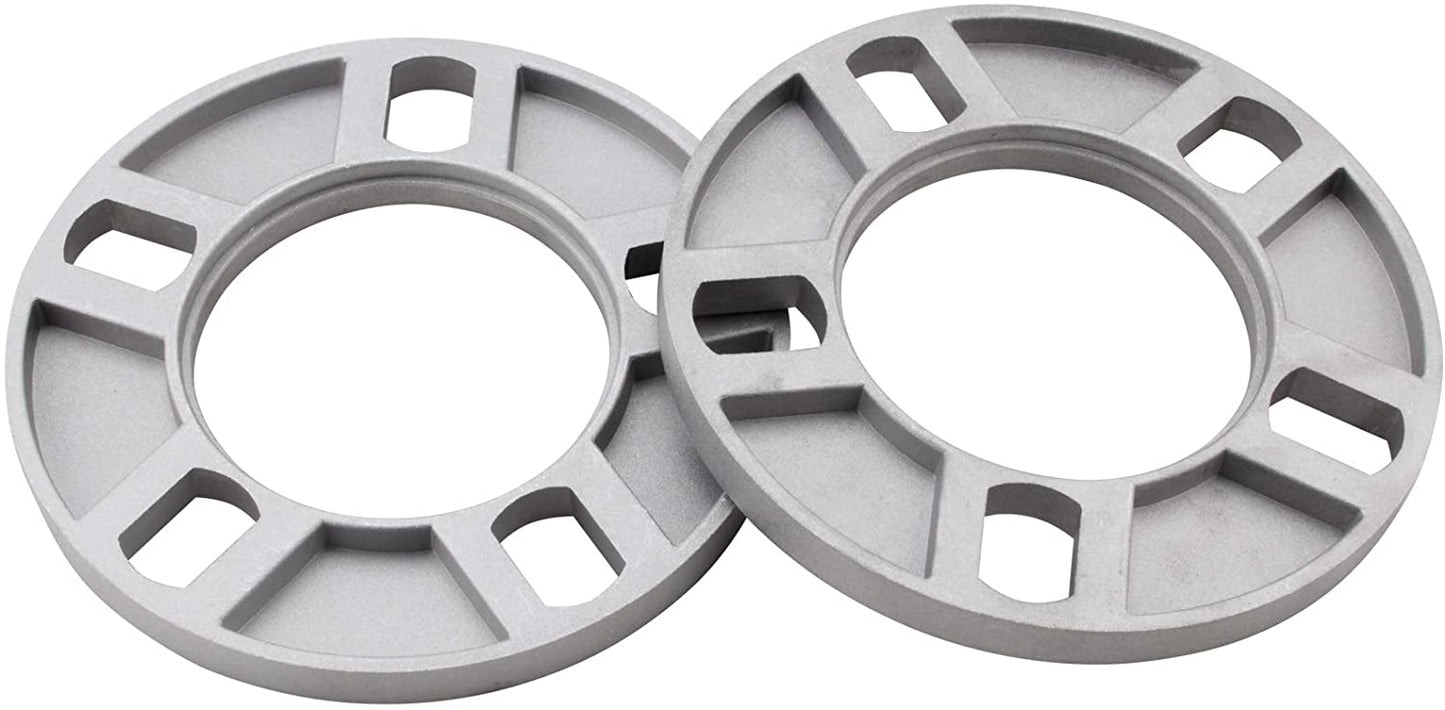 (4) UNIVERSAL 5 LUG WHEEL SPACERS 1/2" INCH THICK OR 13MM Fits Most 5 lug vehicles