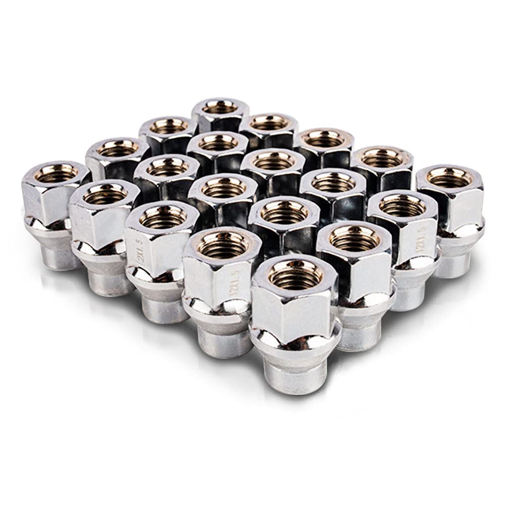 Toyota ET Style Chrome Lug Nuts Set 12x1.5 Extended Thread For All Toyota Trucks And Cars!