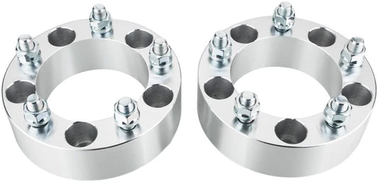 2 X Jeep 5X5 Wheel Spacers Adapters | Fits Wj Wk Jk Xk 1/2x20 | 2" Inch Thick | 5X127