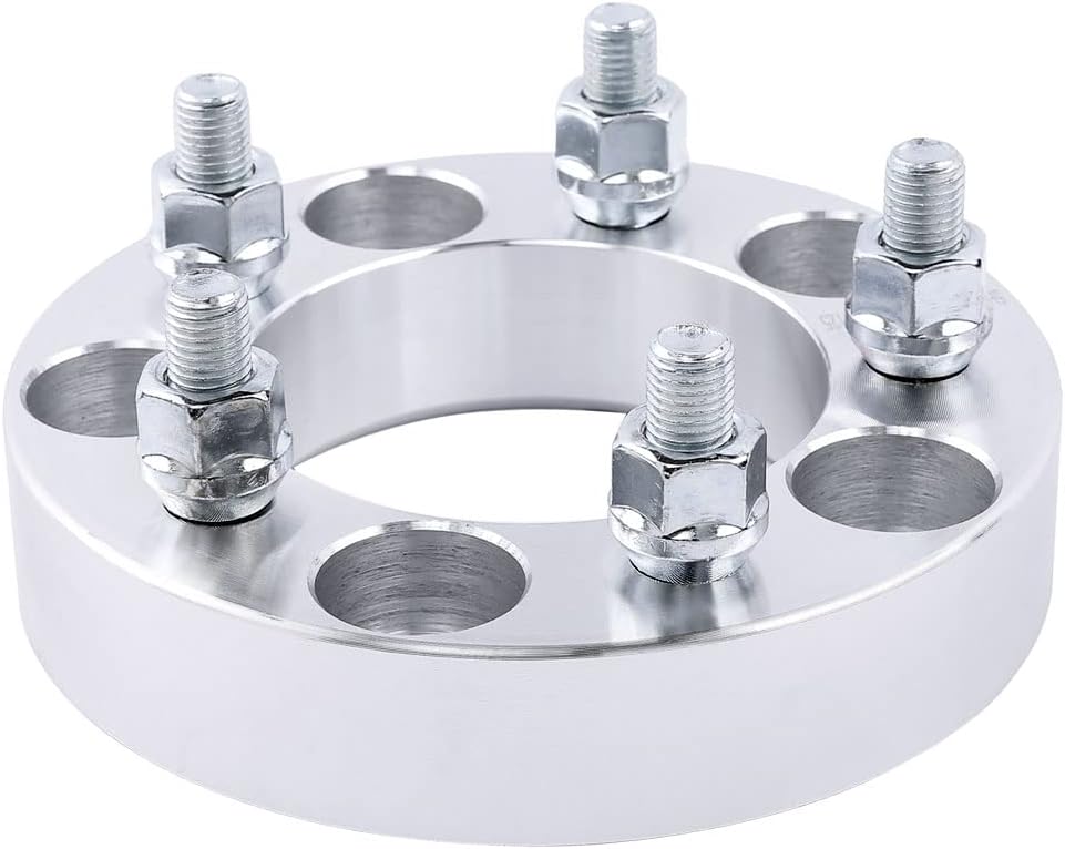 5x5.5 Wheel Spacers 1.5" Inch For Dodge Ram 1500 Ford Bronco Ford F-150 1/2x20 or 1/2-20 Studs 5x139.7