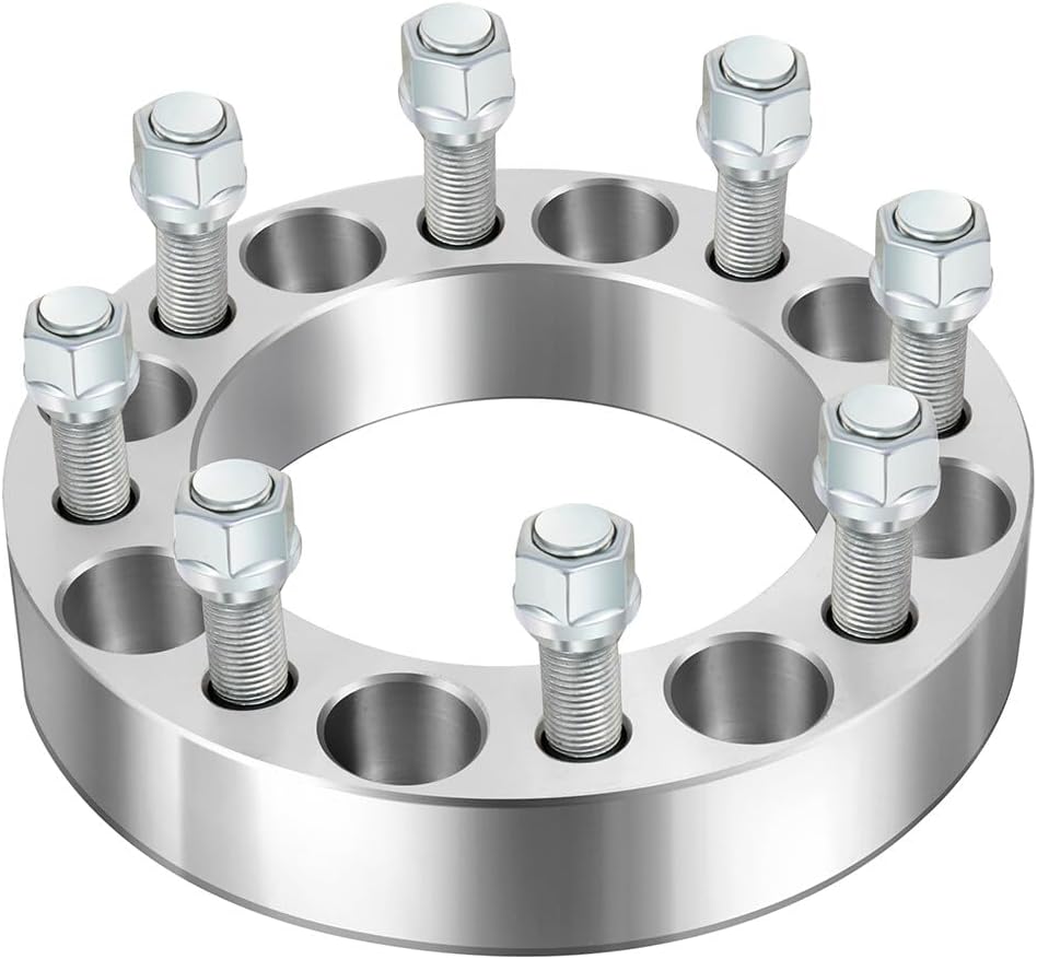 8x6.5 To 8x170 Wheel Adapters 1.5" Inch or 38mm 14X1.5 Studs 8x165.1 To 8x170 Use Ford F-250 F-350 Super Duty Wheels On Chevy GMC RAM 8x6.5 Trucks