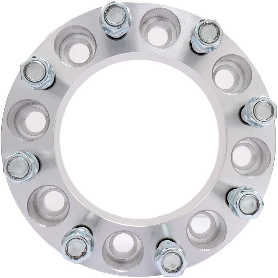 8x6.5 To 8x170 Wheel Adapters 1.5" Inch or 38mm 14X1.5 Studs 8x165.1 To 8x170 Use Ford F-250 F-350 Super Duty Wheels On Chevy GMC RAM 8x6.5 Trucks