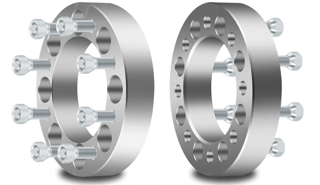8x6.5 To 8x170 Wheel Adapters 1.5" Inch or 38mm 14X1.5 Studs 8x165.1 To 8x170 Use Ford F-250 F-350 Super Duty Wheels On Chevy GMC RAM 8x6.5 Trucks