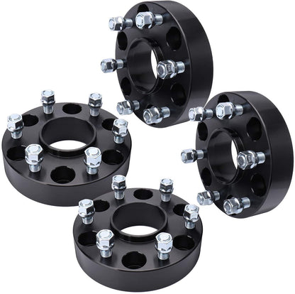 Espaciadores de ruedas de 6X5,5 a 6X5,5 | Adaptadores | 1.5" | 14X1.5 Stud Chevy GMC | 6x139.7 | Centro de buje de 78.1 mm