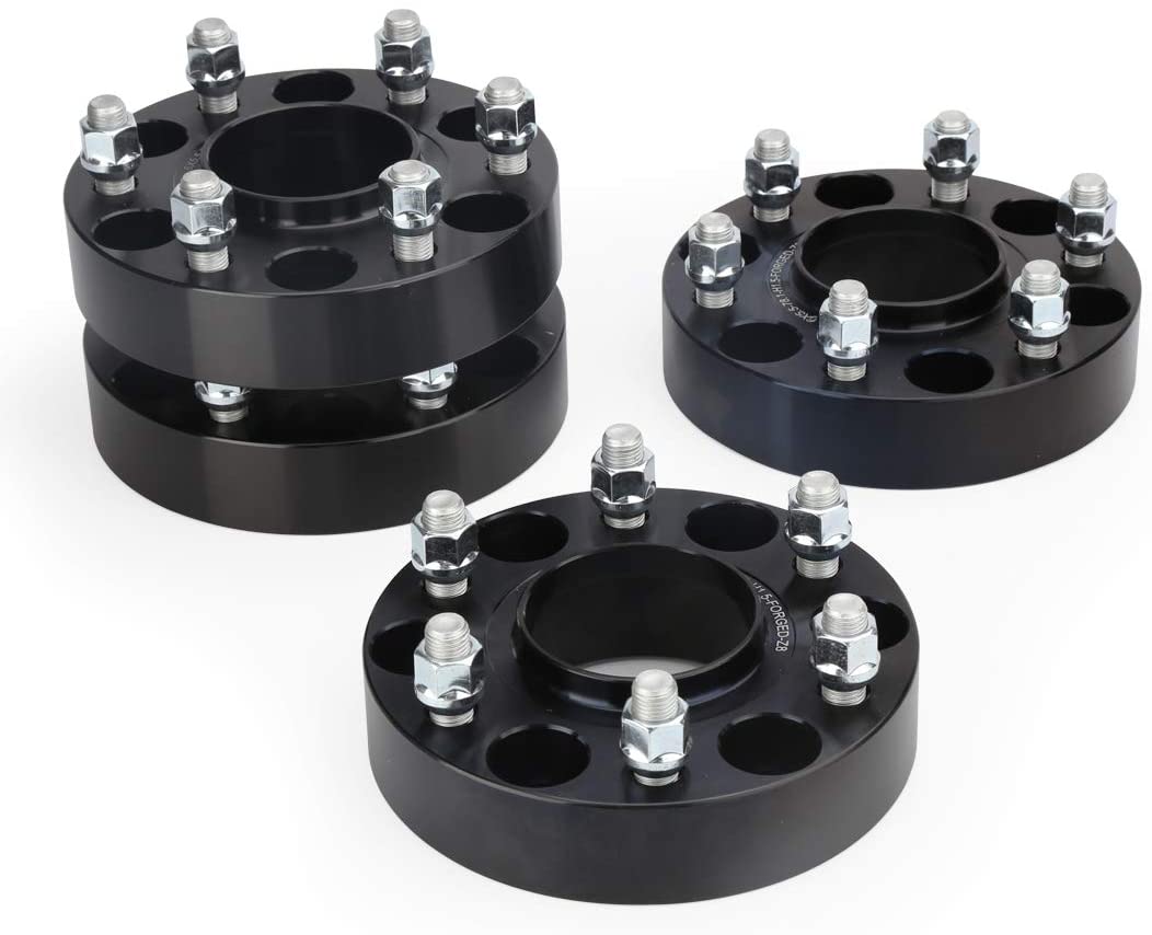 Espaciadores de ruedas de 6X5,5 a 6X5,5 | Adaptadores | 1.5" | 14X1.5 Stud Chevy GMC | 6x139.7 | Centro de buje de 78.1 mm